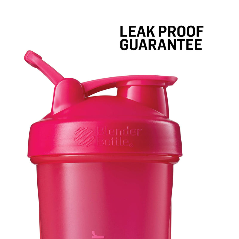 BlenderBottle Classic Shaker Bottle Perfect for Protein Shakes and Pre Workout, Black, 20oz 20-Ounce (Pack of 1) - BeesActive Australia