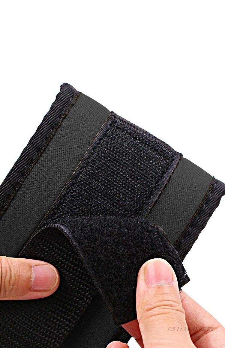 AOHO MOOON Comfortable Adjustable Padded Ankle Wrist Cuffs Neoprene Padded Straps D-Ring Glute Kickback for Cable Machine. Ideal for Glutes Exercises (2 Pack) (Black) - BeesActive Australia