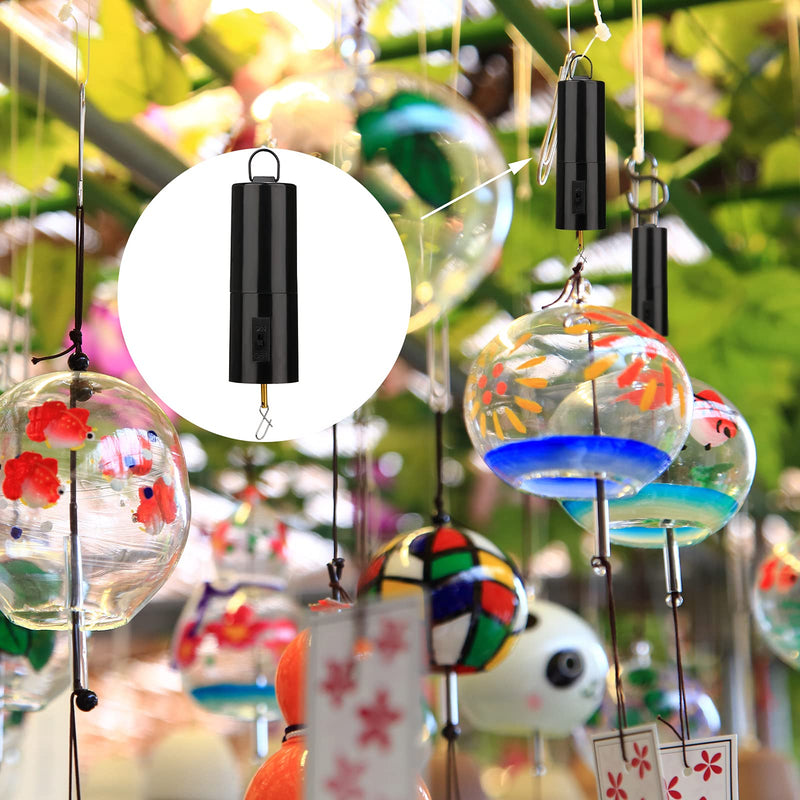Hanging Black Rotating Motor Wind Spinner Motor Mobile Battery Operated Motor Multi-Purposes Rotatable Hook for Garden Decoration Accessory Supplies (1) 1 - BeesActive Australia
