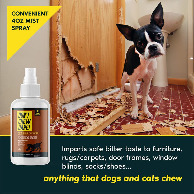 Stop Dogs Chewing; Zone Protects Don't Chew Dare! Indoor Chewing Prevention, Orange Bitters. Stop Pet Chewing with Don't Chew Dare Chewing Deterrent Training Aid - BeesActive Australia