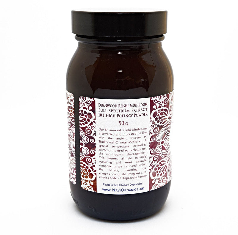 Full Spectrum Duanwood Reishi Mushroom (Dual Extraction) Extract Powder - Wild Cultivated (90g) 90 g (Pack of 1) - BeesActive Australia