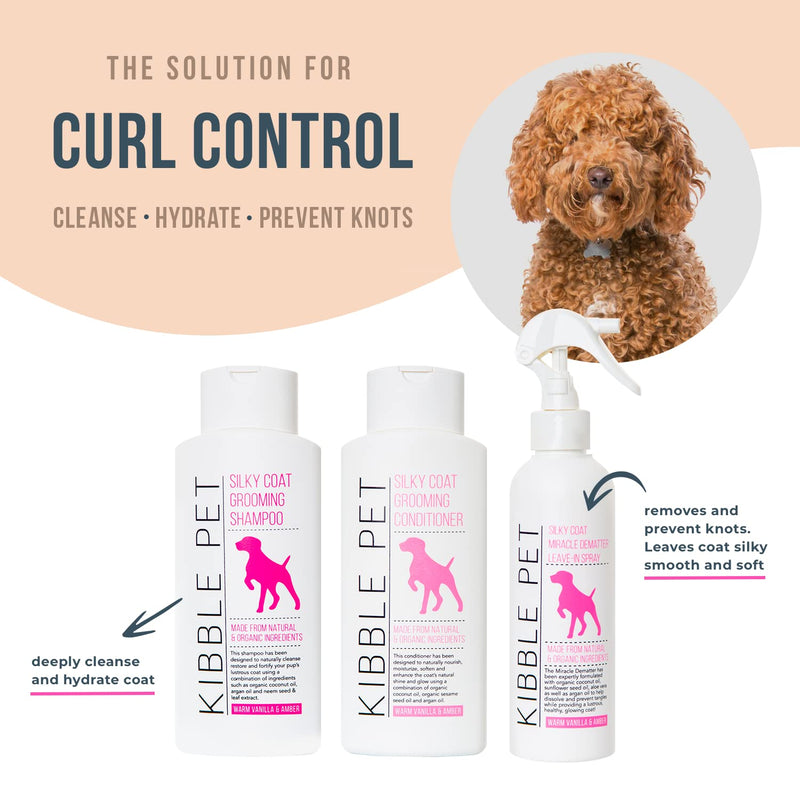 Dog Conditioner Professional Grooming, Coat Moisturizer & Soothes, Warm Vanilla Amber Scent, Deodorizing Coat for Long Lasting Freshness, Hypoallergenic, Certified Organic, Made in The USA, 13.5 oz - BeesActive Australia