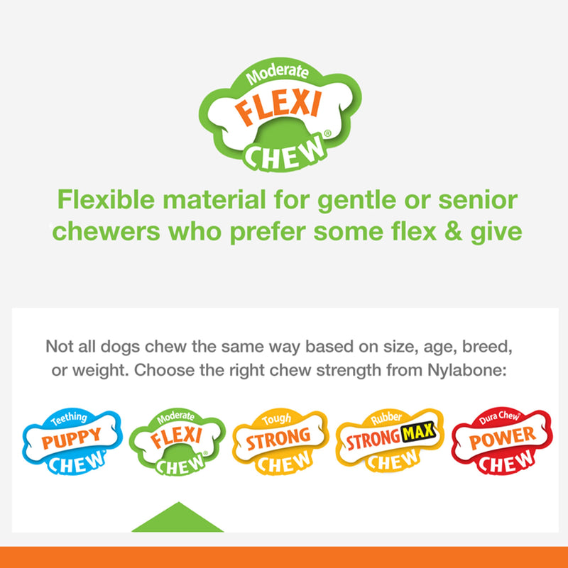 Nylabone Flex Moderate Chew Dog Toy Chicken X-Large/Souper (1 Count) X-Large/Souper (1 Count) - BeesActive Australia