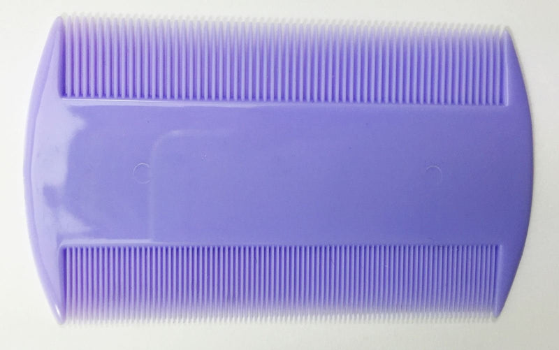 Lilac Durable Double Sided Nit Combs for Head Lice Dectection Comb Kids Pet Flea Lilac - BeesActive Australia