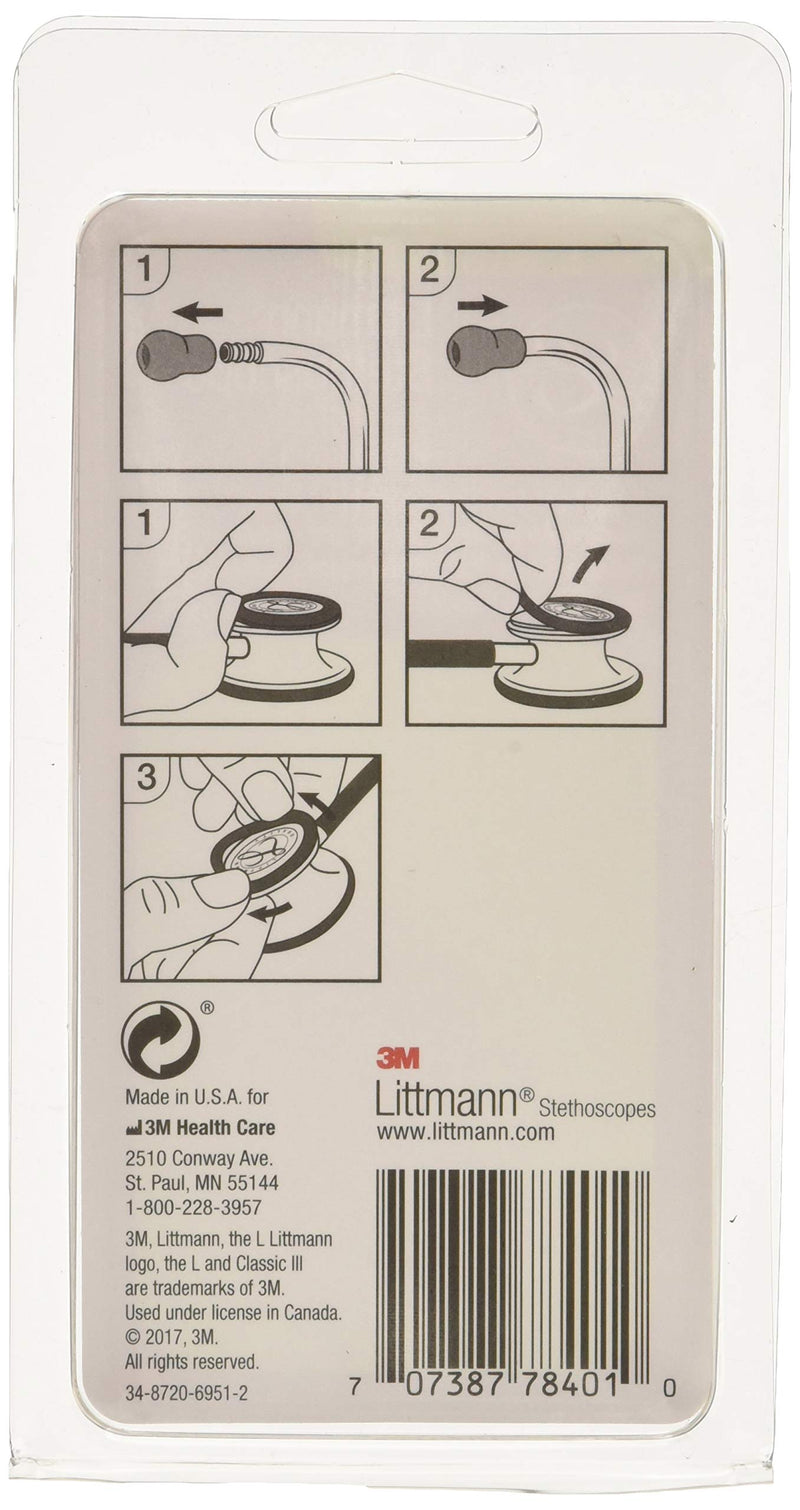 3M Littmann Stethoscope Spare Parts Kit, Classic III and Cardiology IV, Grey, 40017 & Stethoscope Identification Tag, Black, 40007 - BeesActive Australia