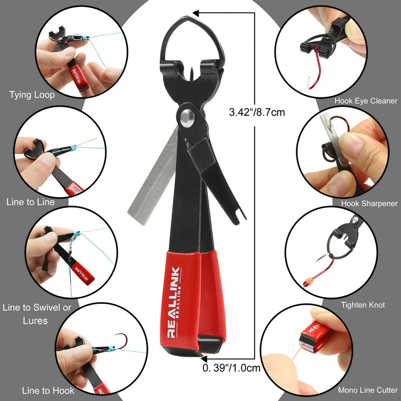 Fly Fishing Tools Kit and Accessories Combo Kits, Fishing Quick Nail Knot Tying Tool, Hook Remover Forceps and Pliers, Stainless Steel Salmon and Trout Multiple Fishing Set Gear Tool Assortment 7 in 1 Combo - BeesActive Australia