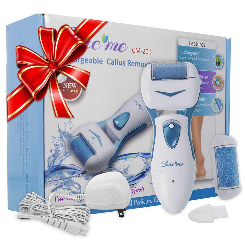 Care me Powerful Electric Foot Callus Remover Rechargeable-Top Rated Electronic Foot File Removes Dry, Dead, Hard, Cracked Skin & Calluses- Best Foot Care Pedicure Tool for Soft Smooth Feet - BeesActive Australia