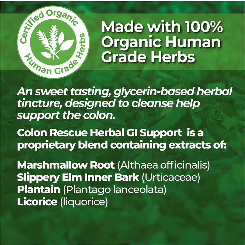 Animal Essentials Colon Rescue Herbal GI Support for Dogs & Cats, 1 fl oz - Made in USA Digestive Aid, Phytomucil Blend - BeesActive Australia