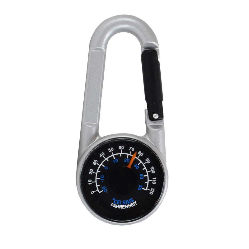 AceCamp Carabiner Compass and Thermometer, Small Pocket-Sized Waterproof Gear, Mini Clip for Camping, Survival Tool, Emergency Kit, Hiking, Backpacking - BeesActive Australia