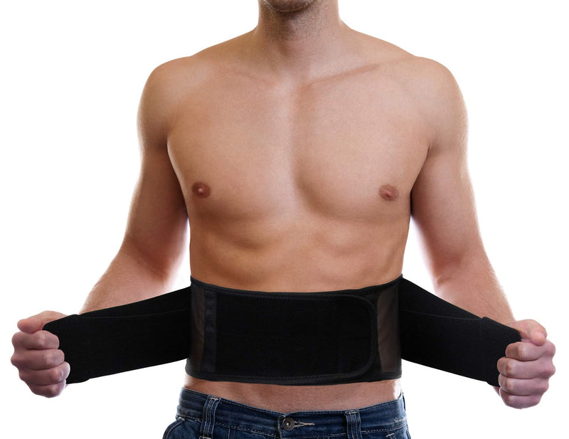 AllyFlex Sports® Lightweight Back Brace for Men & Women Under Uniform, Dual Medical 3D Lumbar Pads for Lower Back Pain Relief, Breathable Mesh with Adjustable Stapes for Back Stress - M Medium (Pack of 1) - BeesActive Australia