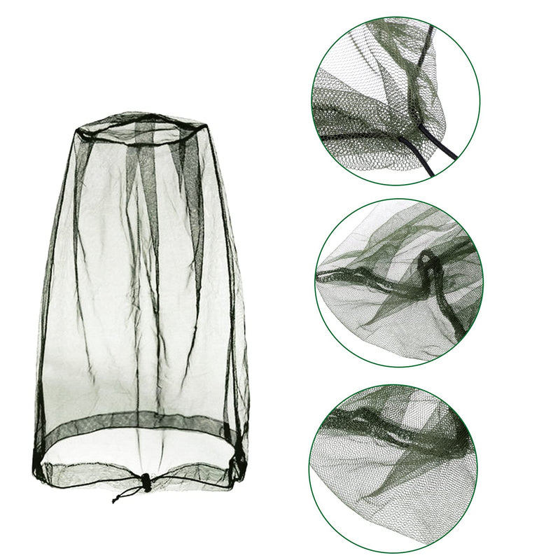 GCOA 3 Pack Head Net Mesh, Face Mesh Mask Cover for Outdoor Lovers Protect from Mosquito Insect Bug Bee Gnats + Free Carry Bags - BeesActive Australia