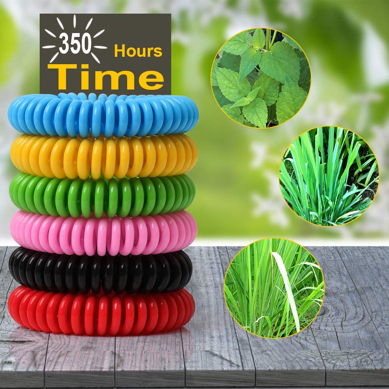 BuggyBands Mosquito Bracelets, 12 Pack Individually Wrapped, DEET Free, Natural and Waterproof Band - BeesActive Australia
