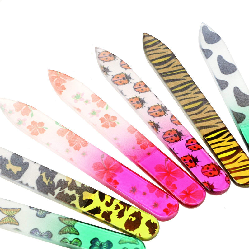 Baisidai 5 Pack of Pattern Mini Crystal Glass Nail Art Files - BeesActive Australia