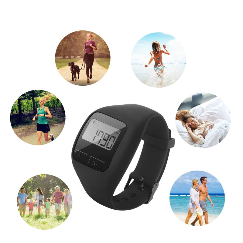 BATAUU Fitness Tracker, 3D Digital Watch Pedometer for Walking & Running, Simply Operation, Accurate Step Counter,Walking Distance Miles & Km, Calorie Counter, Activity Time - BeesActive Australia