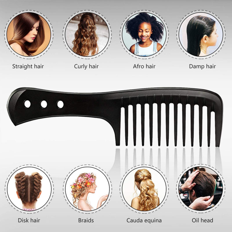 Big Hair Comb, Wide Tooth Combing Hair Comb Design Comb Design Comb Designed for Curlers or Long Wet Hair. - BeesActive Australia