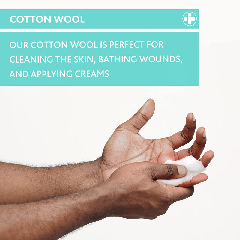 RELIANCE MEDICAL Cotton Wool BP 500g Highest Grade Absorbent Cotton Bp For Dressings And Wound Care - BeesActive Australia