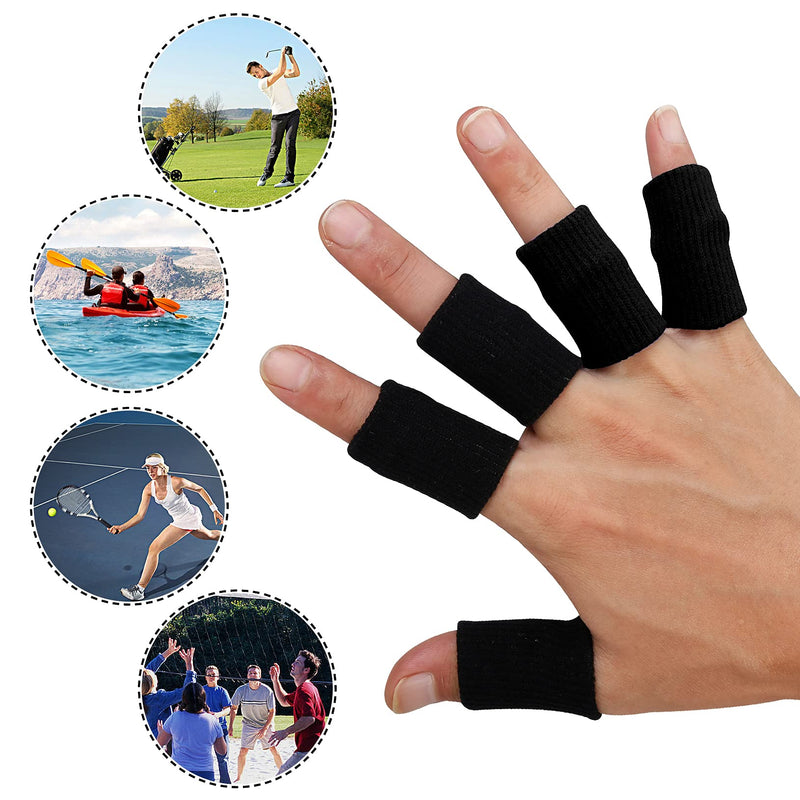TONITTO 40Pcs Finger Protector Sleeves Finger Splints Supports for Arthritis Finger Protectors for Sport - BeesActive Australia