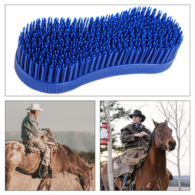 2 Pcs Silicone Horse Cleaning Grooming Brush Horse Grooming Brush Equestrian Massage Tool for Horse Grooming Care - BeesActive Australia
