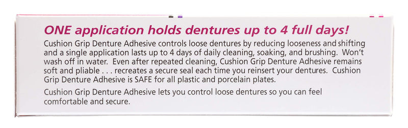 Cushion Grip - A Soft Pliable Thermoplastic Denture Adhesive for Refitting and Tightening 1 Oz (28 Grams) … - BeesActive Australia