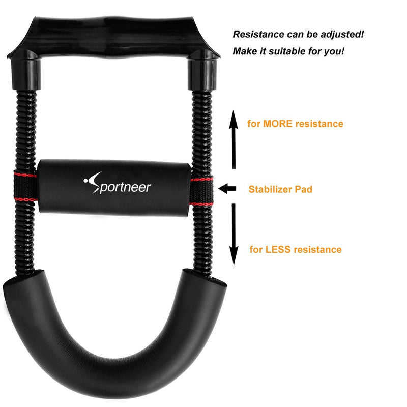 Wrist Strengthener, Sportneer Forearm Exerciser with Adjustable Tension for Improving Strength - Hand Developer Arm Grip Workout Strength Trainer Home Gym Workout Equipment for Starter and Pro Advanced - BeesActive Australia