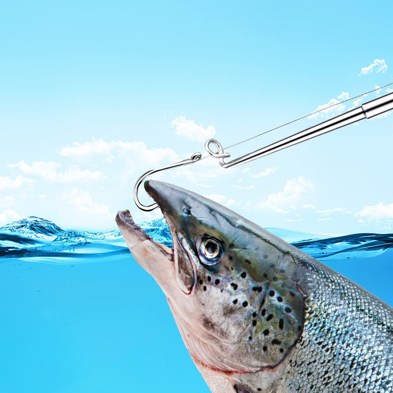 BLAAROOM Quick Fish Hook Remover Tool 3 Set Fishhook Easy Removal Detacher for Fishing Accessories Stainless Steel Fish Hook Disconnect Extractor Device Gadgets Kit - BeesActive Australia