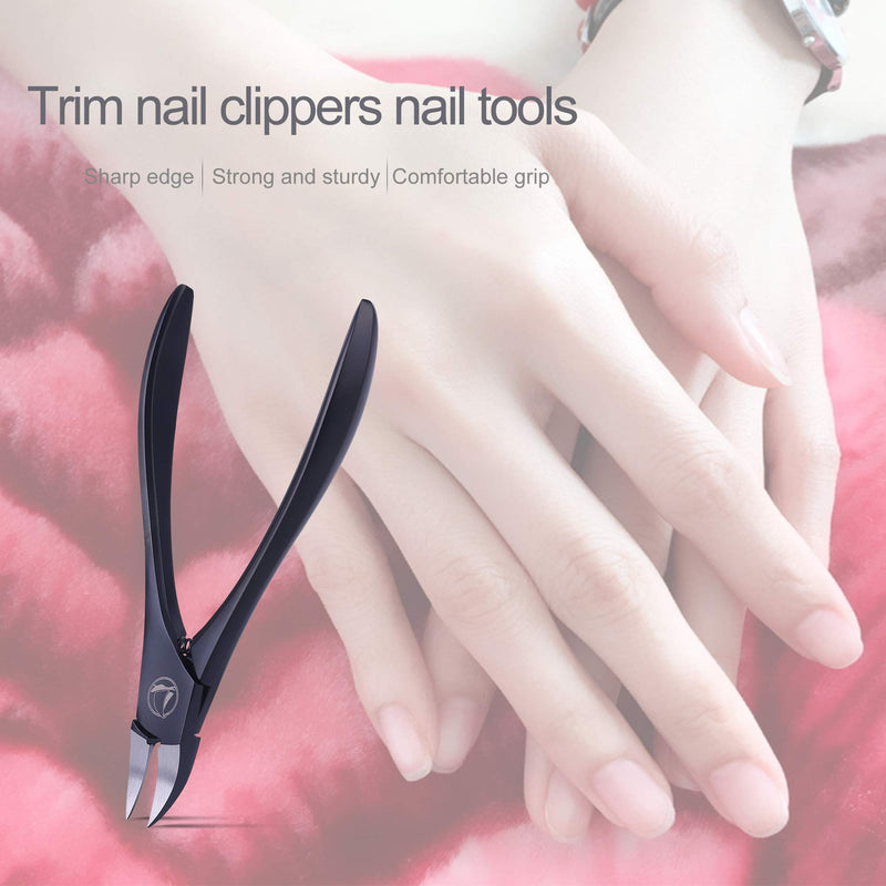 FREEPAZ Nail clippers for thick nails,Clipper for ingrown toenail,Toenail kit，Professional nail clipper,Toenail clippers for seniors,Nail clippers heavy duty (BLACK) BLACK - BeesActive Australia