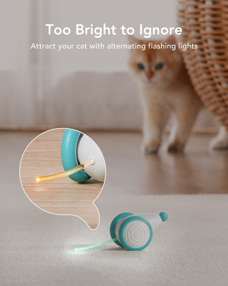 PETLIBRO Interactive Cat Toys for Indoor Cats, Automatic Cat Toys with LED Lights, Kitten Toys, Smart Electric Cat Mice Toys, Pet Exercise Toys, USB Rechargeable, Auto On/Off - BeesActive Australia