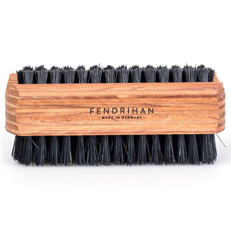 Fendrihan Dual Sided Wood Nail Brush with Black Boar Bristles 3.7" (Made in Germany) - BeesActive Australia