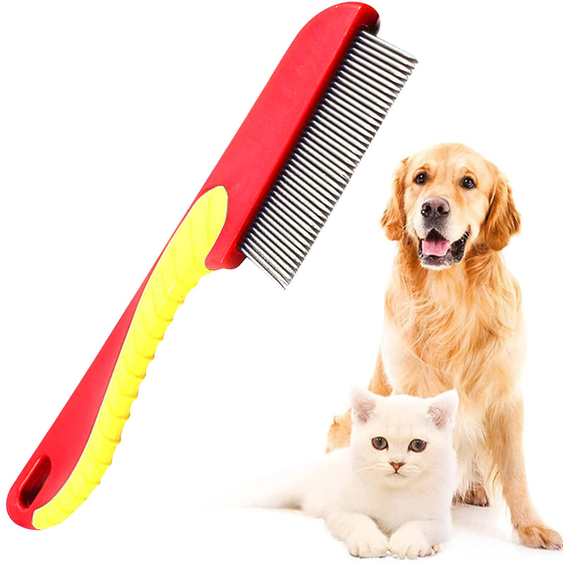 EXTRA FINE NIT HAIR COMB LARGE HANDLE Head Lice Egg Larva Remover Comb Anti-Lice (RED) RED - BeesActive Australia
