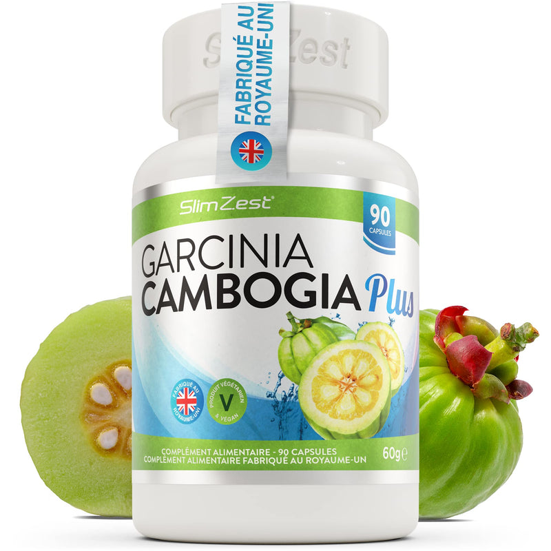 Garcinia Cambogia - 90 Capsules - 1500mg Daily Dosage - Premium Quality Supplement - UK FORMULATED - Vegetarian & Vegan Suitable - Optimum Strength For Maximum Results - Garcinia Clean For Men & Women 90 Count (Pack of 1) - BeesActive Australia