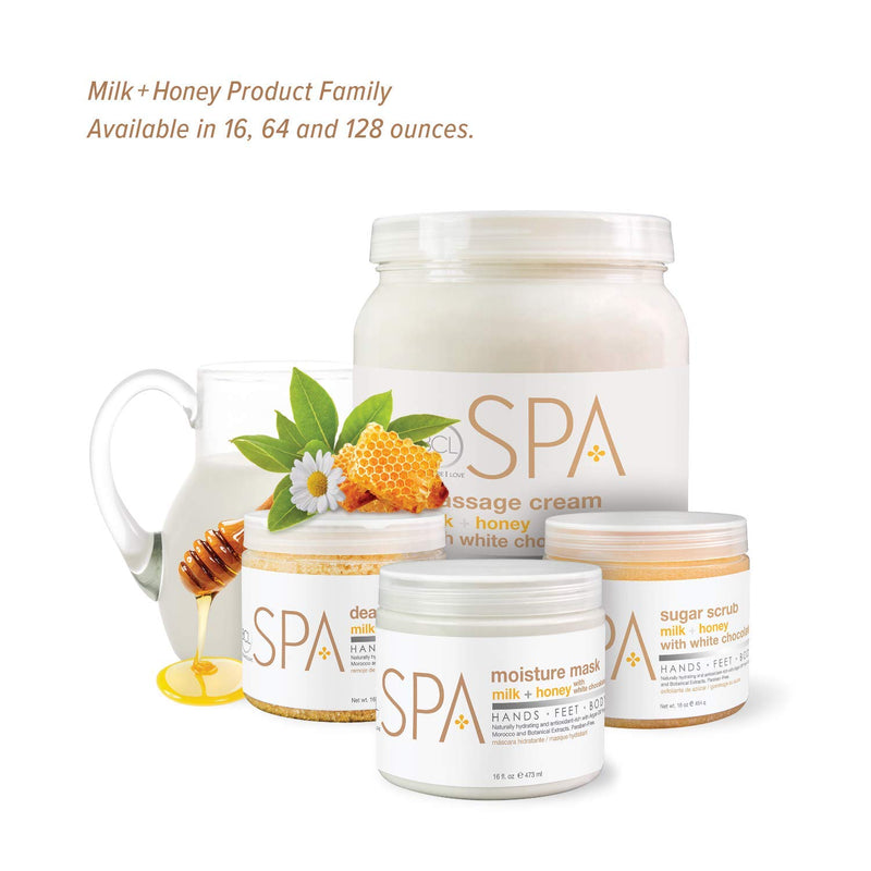 BCL SPA Sugar Scrub, 16 oz 16 Ounce Milk+ Honey with White Chocolate - BeesActive Australia