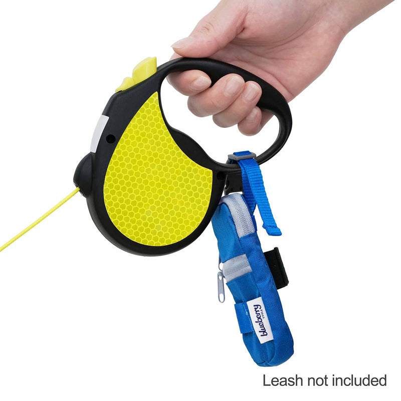Blueberry Style 7 Colors Dog Poop Bag Dispenser for Any Leash Harness, 1 Free Roll of Waste Bag Included One Size 1 Pack Dispenser - Blue - BeesActive Australia