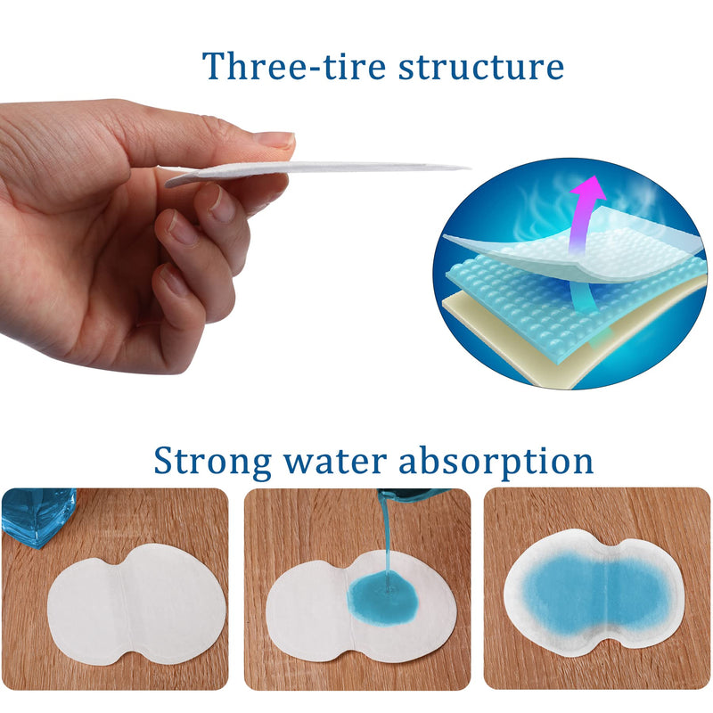 70 Pcs Armpit Sweat Pads Underarm Sweat Pads for Women and Men Pure Cotton Underarm Pads Sweat Absorption Comfortable Unflavored Non Visible - BeesActive Australia