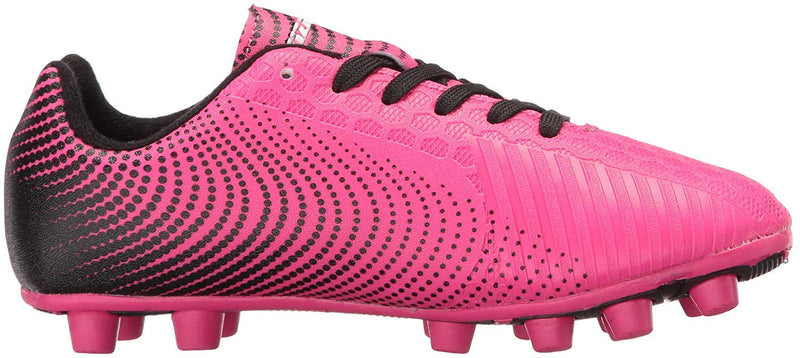 Vizari Unisex-Kid's Stealth FG Soccer Shoe Little Kid (4-8 Years) 3.5 Big Kid Pink/Black - BeesActive Australia