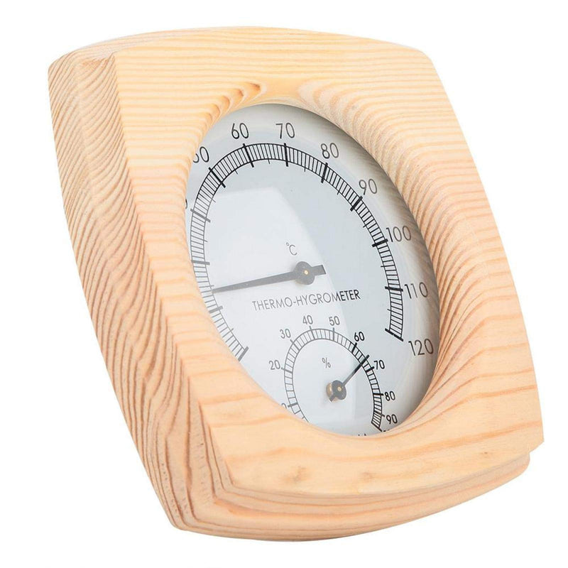 Greensen Sauna Thermometer Metal Dial Digital Sauna Thermometer and Hydrometer Thermometer Hygrometer Hygro-thermometer Sauna Room Accessory - BeesActive Australia