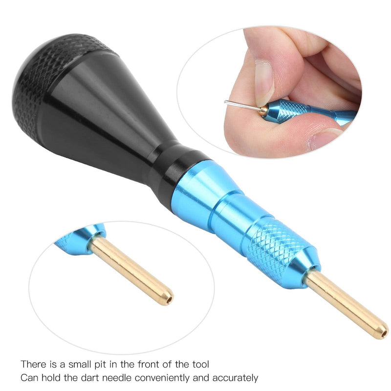 Dilwe Dart tip Remover, Dart Tool for Removing Dart tip Puller with Soft tip Dart Tool for Broken Tips, Dart tip Tool(Blue) - BeesActive Australia