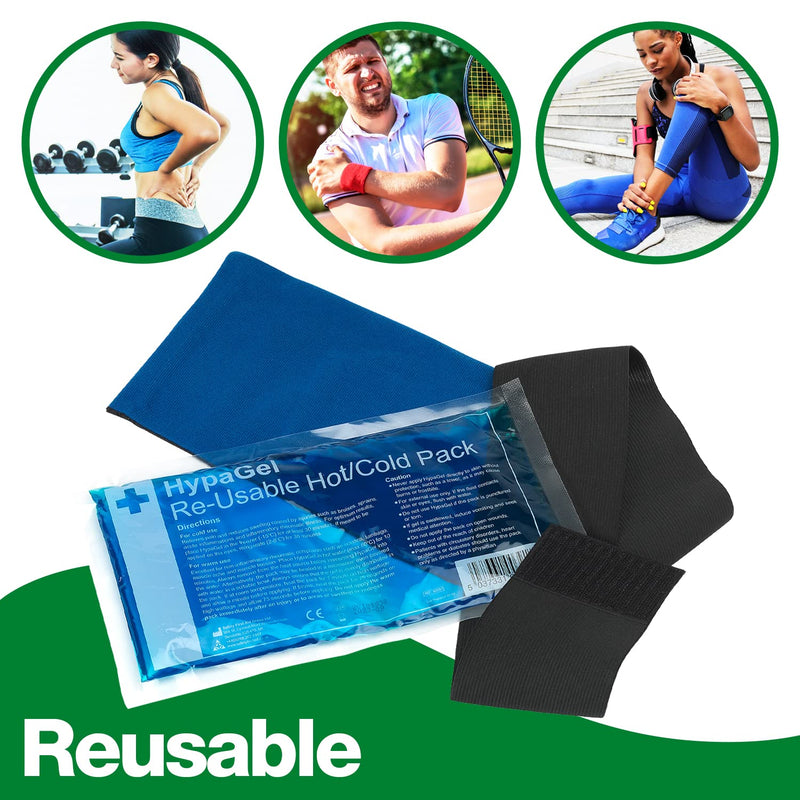 Safety First Aid Group HypaGel Hot/Cold Therapy Pack with Compression Cuff Standard - BeesActive Australia