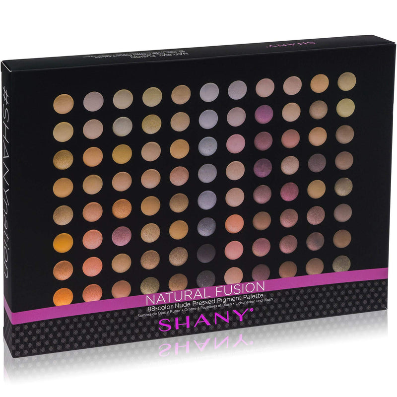 SHANY Natural Fusion - 88 Color Eye shadow Palette - Nude - BeesActive Australia