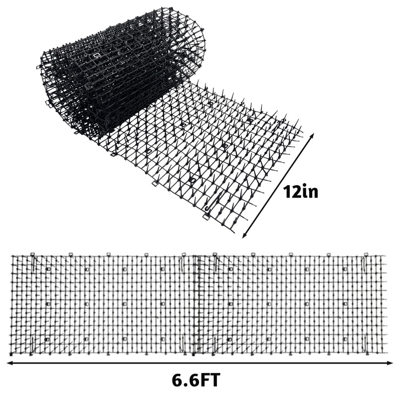 Fhiny 6.6FT/13.1FT Cat Scat Mat with Spikes, Digging Cat Deterrent Devices Prickle Strips Roll Anti Kitten Stopper Training Network for Indoor/Outdoor Pets Dogs Protect Furniture S: 78.8" L×12 "W - BeesActive Australia