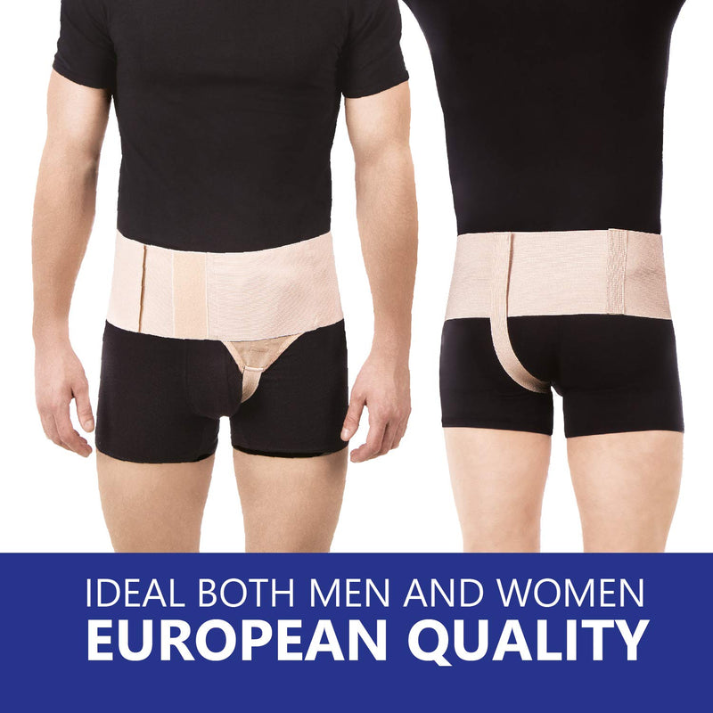 TOROS-Group Right Side Inguinal Groin Hernia Belt - Right Black Large Right Large - BeesActive Australia