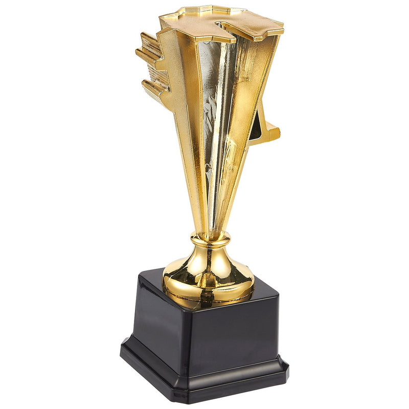 Juvale Award Trophy - 1st Place Gold Plastic Trophy for Sports Tournaments, Competitions, (8 in) - BeesActive Australia