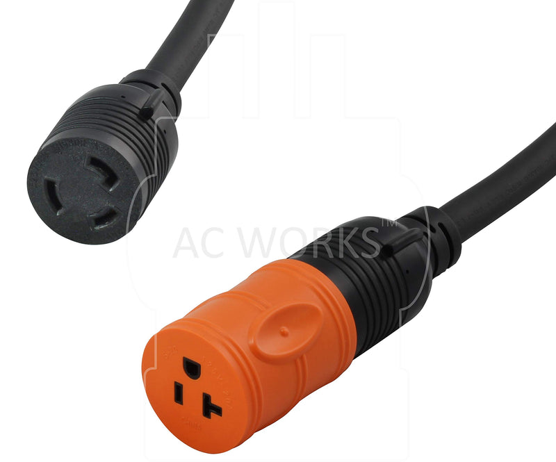 [AUSTRALIA] - AC WORKS Shore Power Adapters L5-30 30A Locking to 15/20A Household 