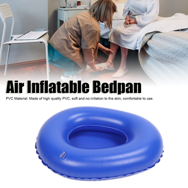 Air Inflatable Bedpan,Portable Elderly Inflatable Potty Soft High Density Bed Pan with Pump for Men & Women - BeesActive Australia