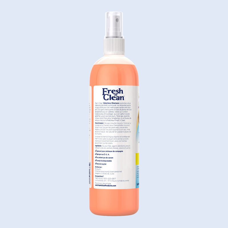 PetAg Fresh 'n Clean Classic Fresh Waterless Shampoo for Dogs - Contains Aloe Vera - Anti-Tangle Formula to Release Mats and Tangles - 12 fl oz - BeesActive Australia