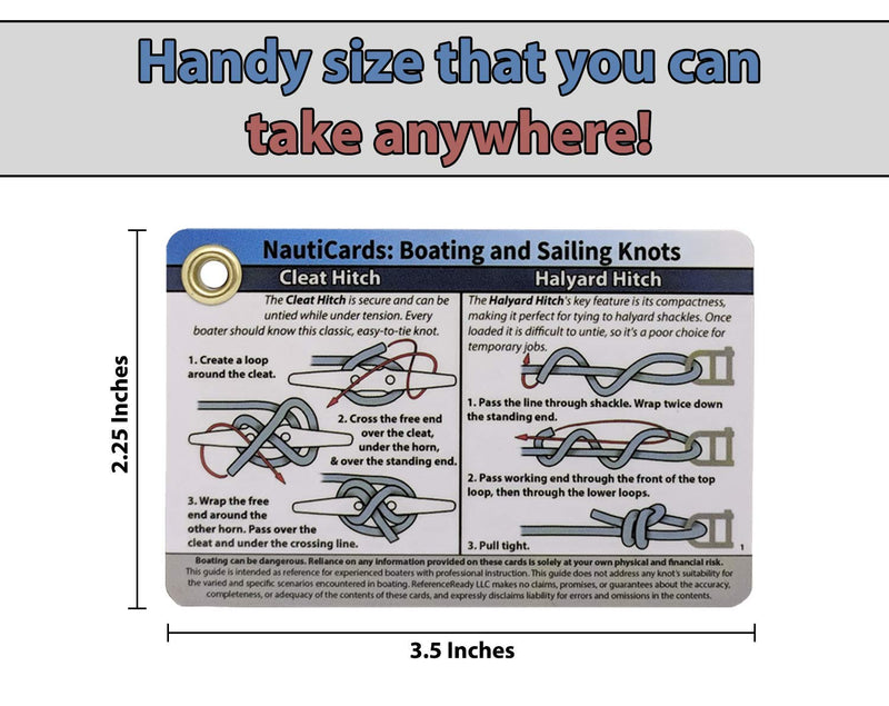 [AUSTRALIA] - ReferenceReady Boating and Sailing Knot Cards 