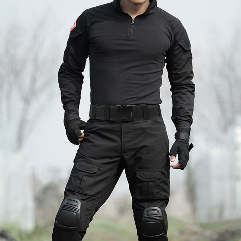 [AUSTRALIA] - AGPtek Police Security Tactical Combat Gear Utility Nylon Belt (Black) 