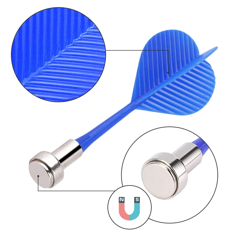 Accmor 36 Pcs Magnetic Darts, Safe Plastic Darts Replacement Dart for Magnet Dartboard, Safe Darts for Boys Girls and Adults Target Game Toys - BeesActive Australia