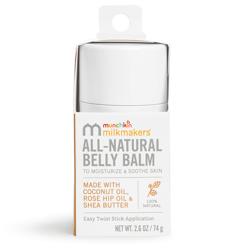 Munchkin Milkmakers Twist-Stick Belly Balm, All-Natural and Moisturizing for Pregnancy Skincare - BeesActive Australia