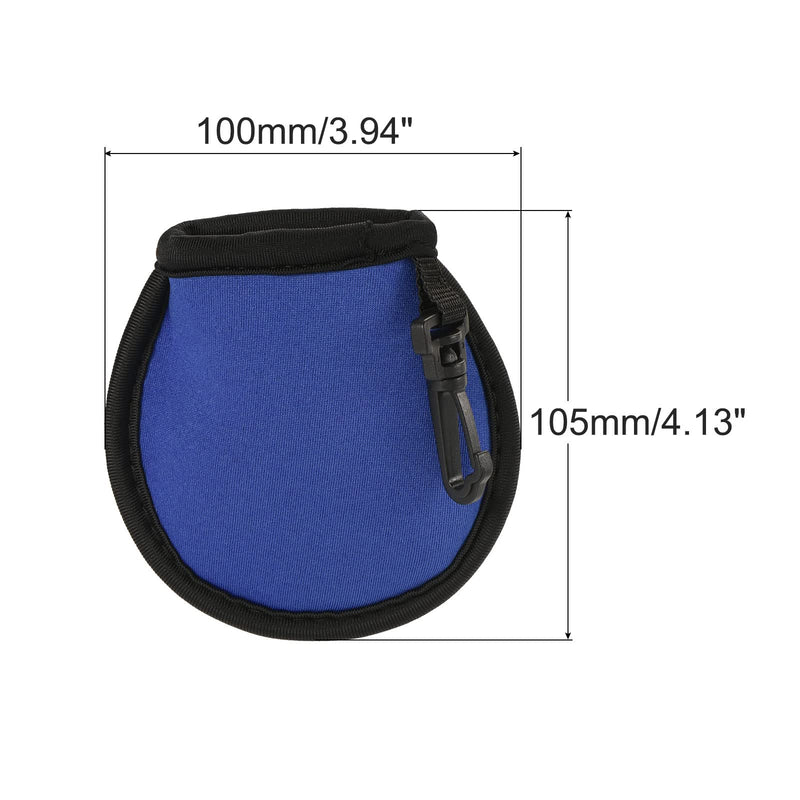 MECCANIXITY Golf Ball Cleaner Pouch Pocket Washer Bag with Clips Blue - BeesActive Australia