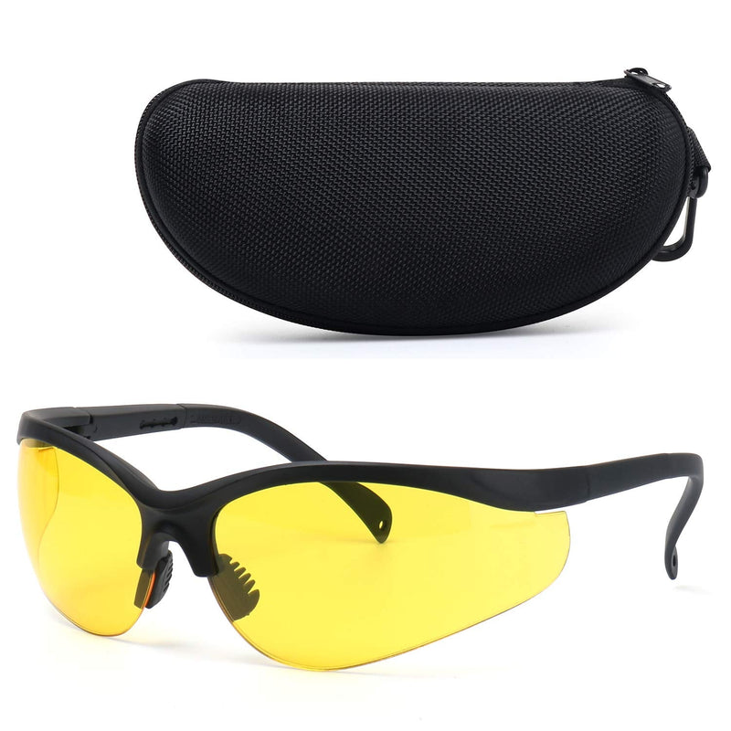 LaneTop Shooting Glasses for Men and Women Anti Fog ANSI Z87.1 Eye Protection 1 pair Yellow Lens - BeesActive Australia